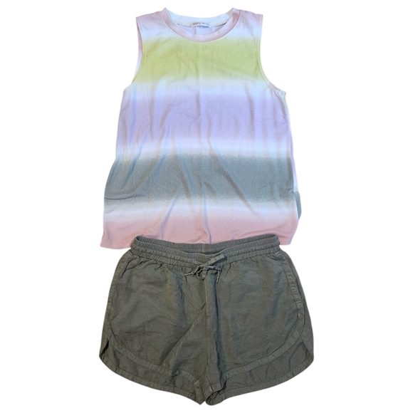 NWOT Twenty Second Pastel Ombre Tank Top M Rainbow Soft Girl Kawaii Indie Fairy - Picture 1 of 8
